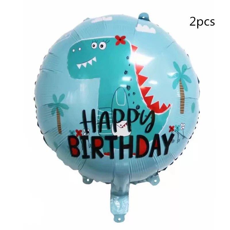 Bong Bóng Lõi Nhôm Hình Khủng Long 18 inch Trang Trí Tiệc