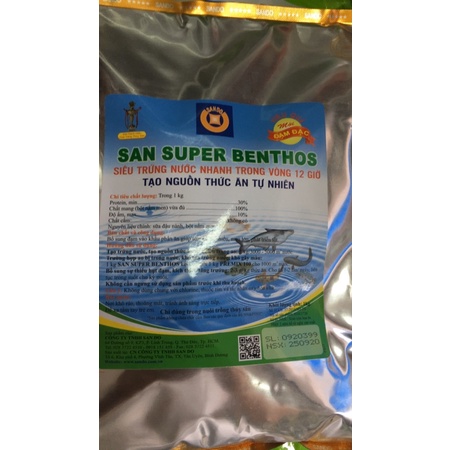 San super benthos, tạo trứng nước bobo 1kg/ bịt