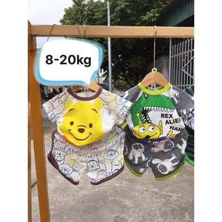 Bộ đồ mặc nhà cho bé _ bộ đồ cotton mềm hoạt tiết hoạt hình cute cho bé