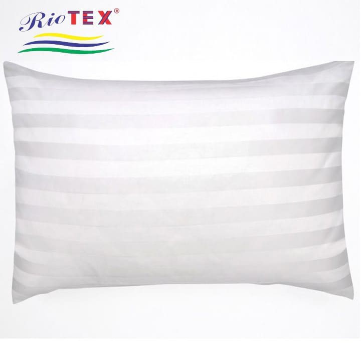 Vỏ Gối Cotton Khách Sạn Trắng Sọc RIOTEX - Kích Thước 50x70/ 40x60/ 35x105 cm | BigBuy360 - bigbuy360.vn