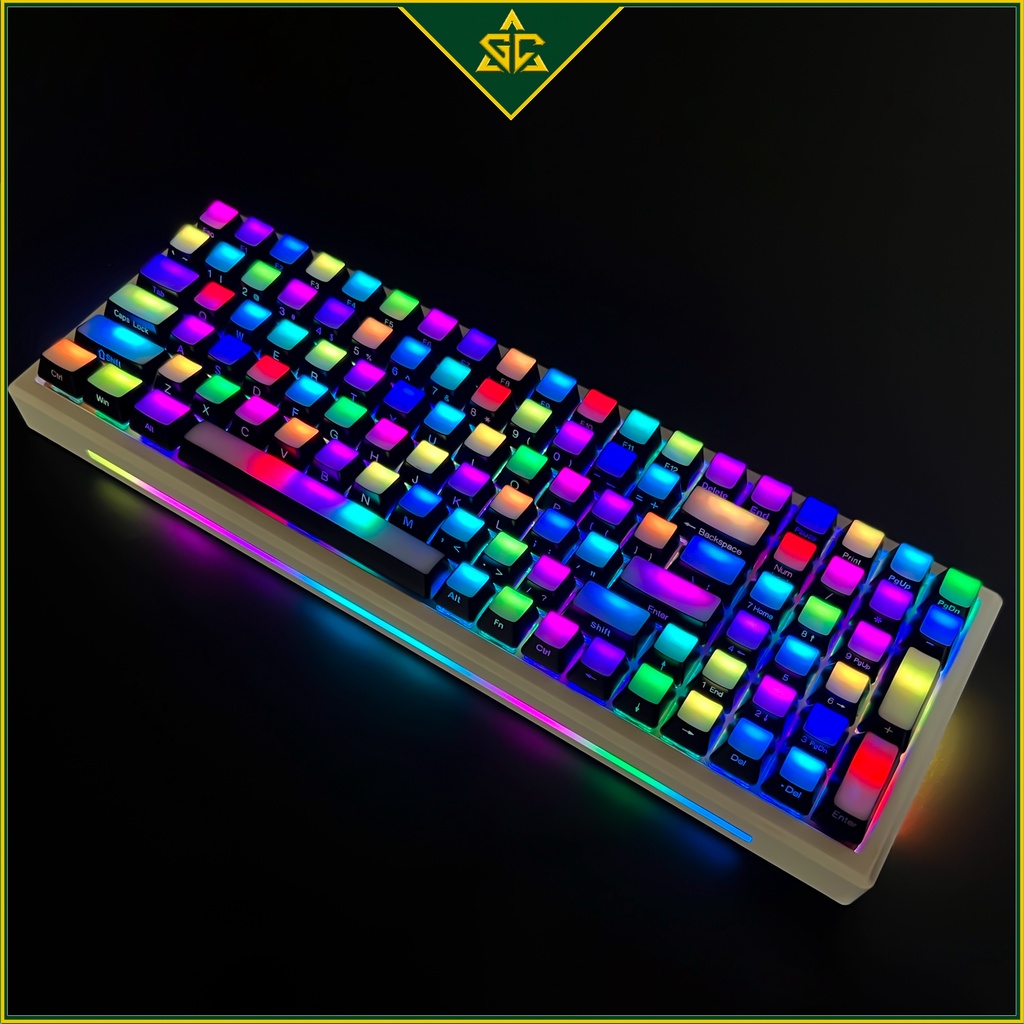 Keycap Pudding Side Print - Keycap Reverse Pudding lắp cho bàn phím cơ LED RGB