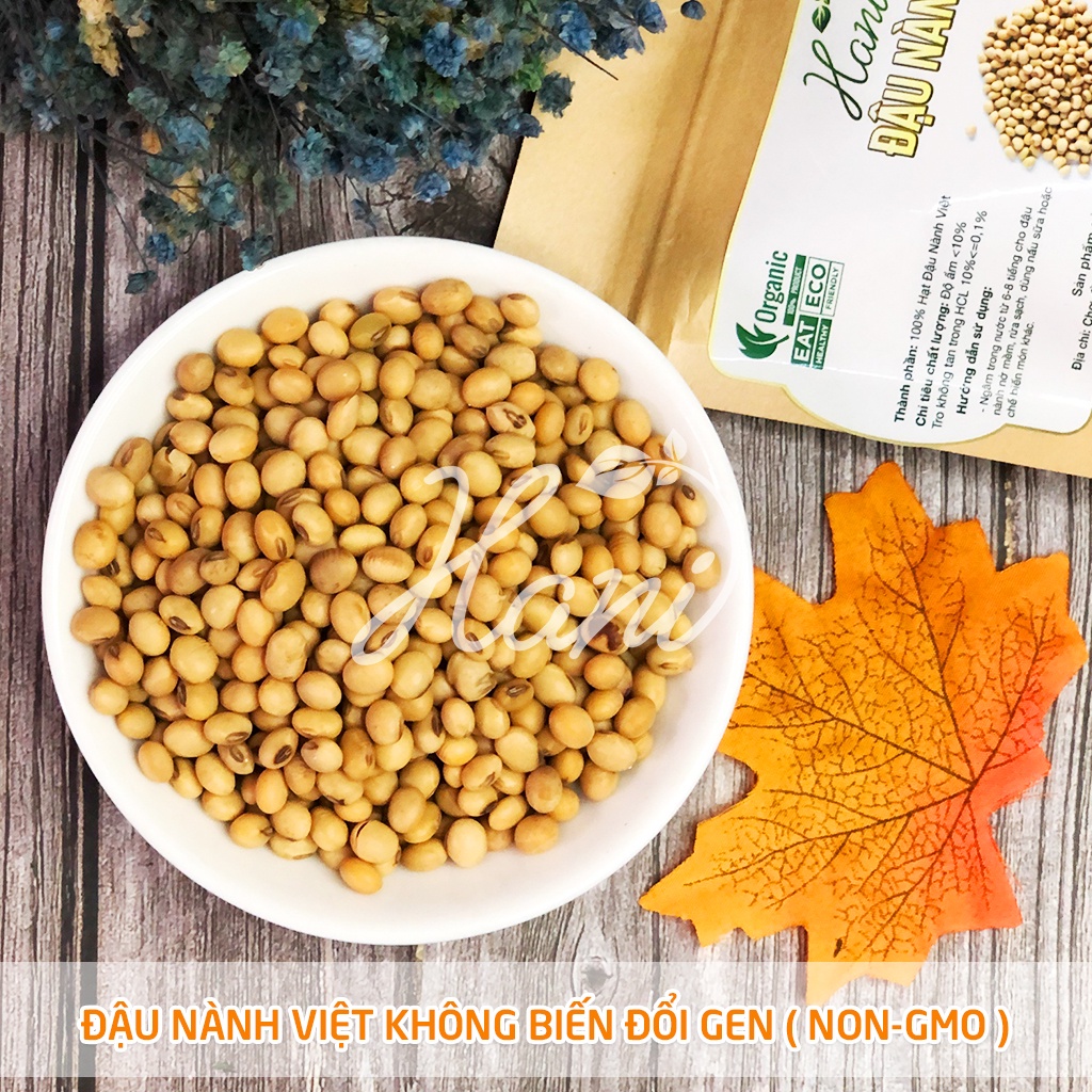 1Kg Đậu Nành Không Biến Đổi Gen Sạch Thuần Chủng  🌱 Hani Healthy Food