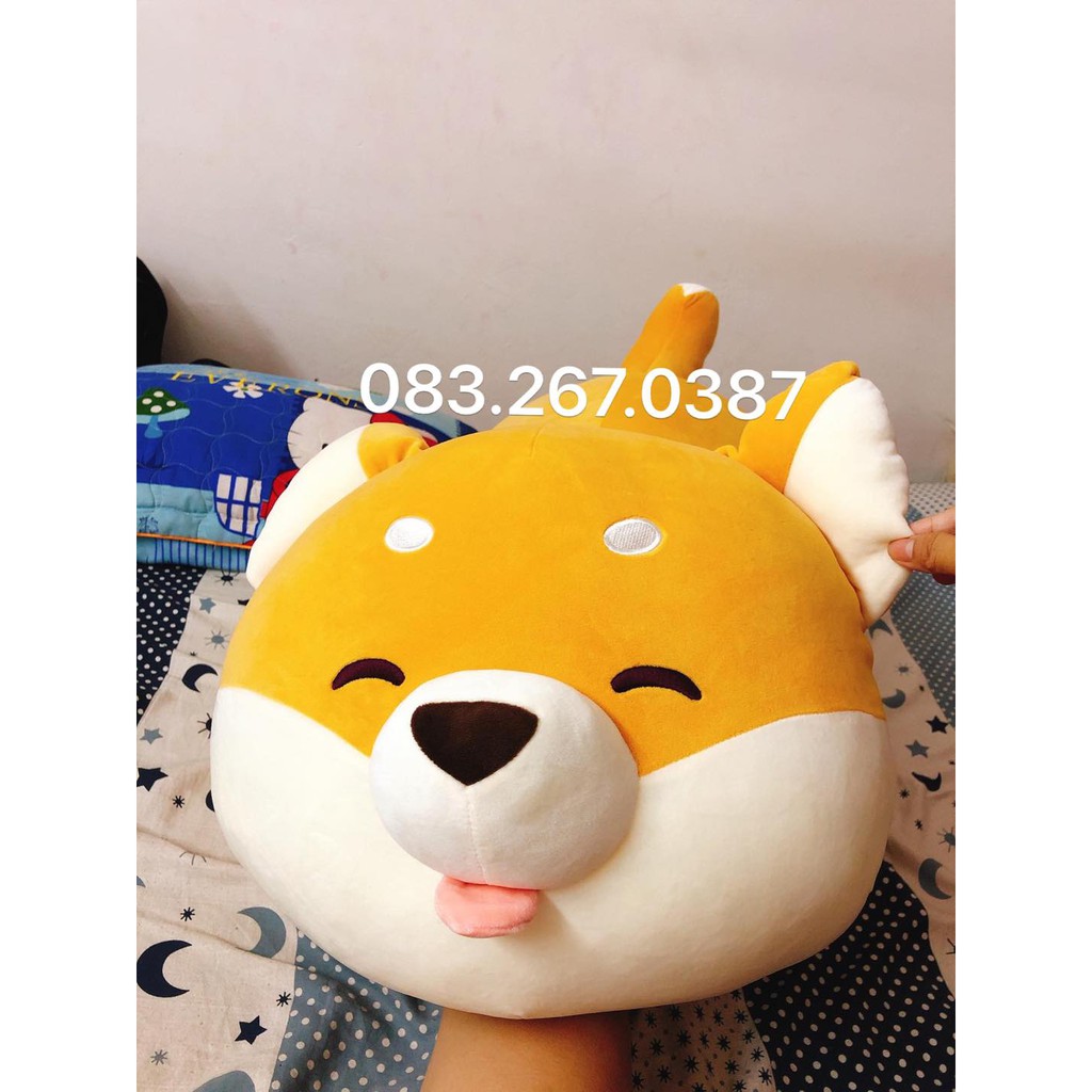 Chó bông shiba nằm (70cm, 1m)