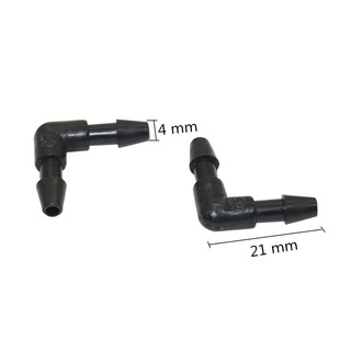 100 Chiếc Thẳng, T, Khuỷu Tay Thép Gai Đầu Nối Nhanh Cho Ống 3 / 5 Mm Lắp