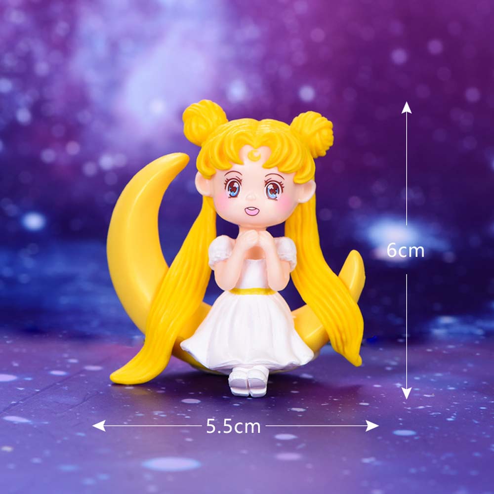 SAILOR MOON Đồ trang trí Thủy Thủ Mặt Trăng Trang Trí Đáng Yêu