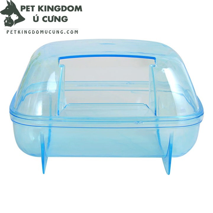 Nhà tắm hamster mica size lớn 18x12x11cm