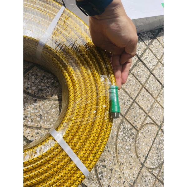 Ống xịt thuốc sâu dùng phun thuốc, dây rửa xe áp lực cao hiệu CASAU 6.5mm x 50m |  Công nghệ KOREA | Bảo hành 12 tháng