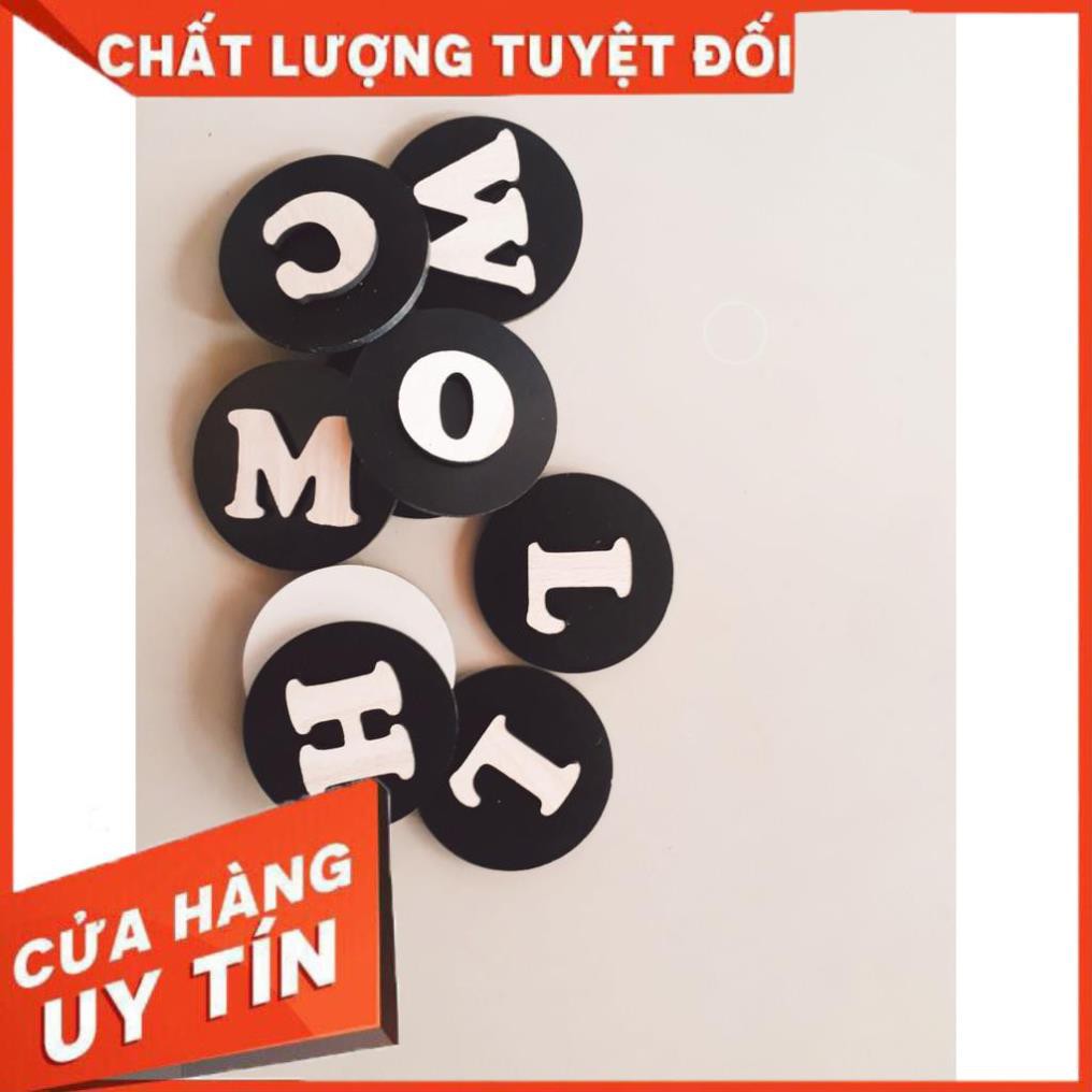 Bảng chữ cái trang trí dán, treo tường