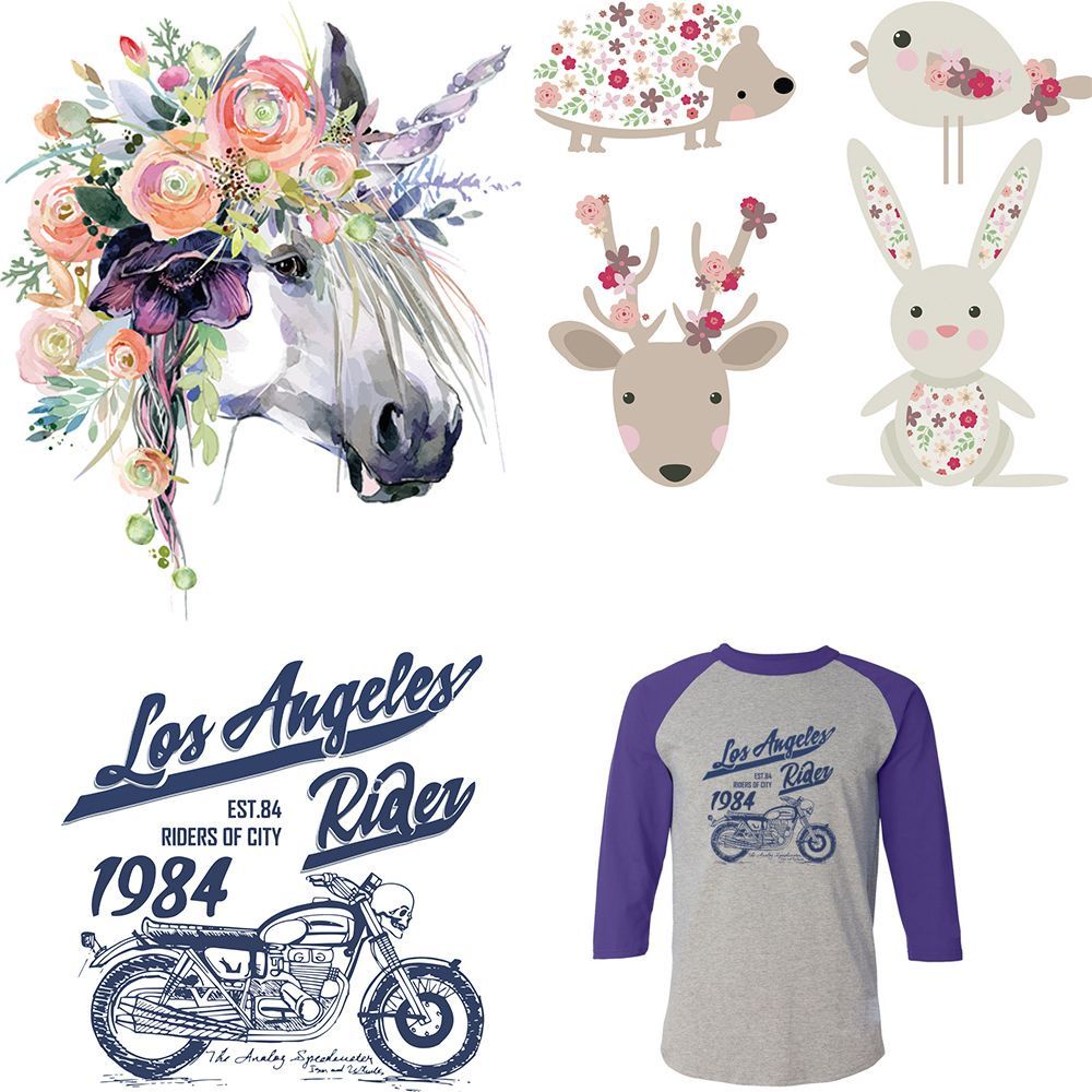 Miếng dán ủi quần áo hình hoạt hình dễ thương