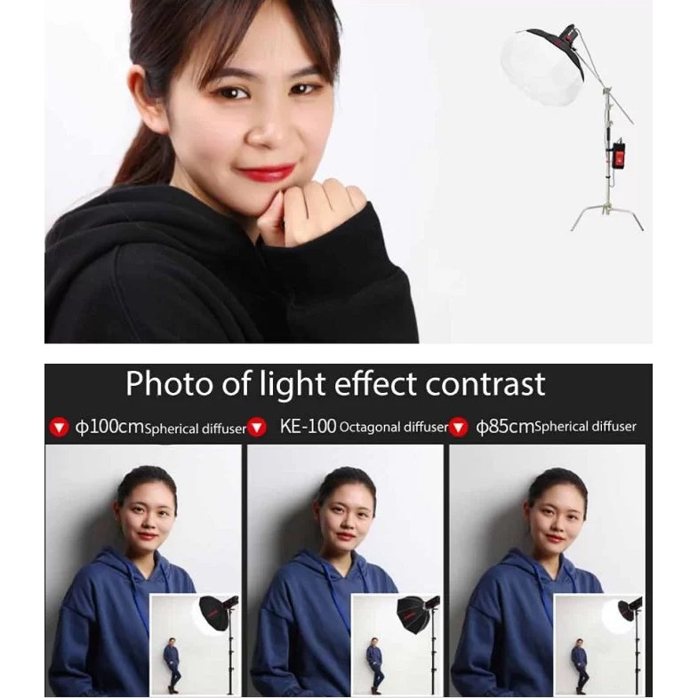 Softbox cầu tản sáng Jinbei 100cm