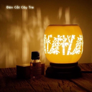Đèn xông tinh dầu cắt cao cấp- Bát Tràng