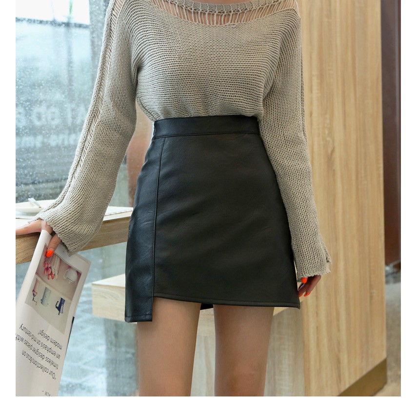 (SẴN XL) Chân váy da (Ảnh thật ở cuối)