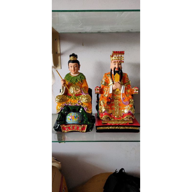 TƯỢNG CHA NGỌC HOÀNG VÀ MẸ DIÊU TRÌ CAO 30 CM