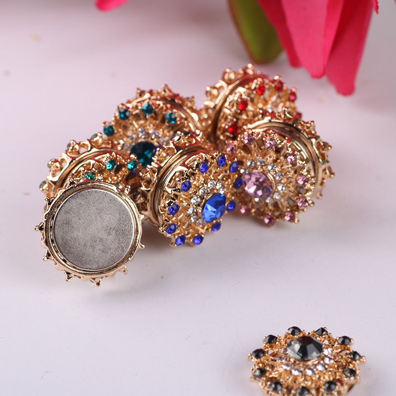 Ghim Cài Khăn Choàng Đính Đá Phong Cách Hồi Giáo Thời Trang