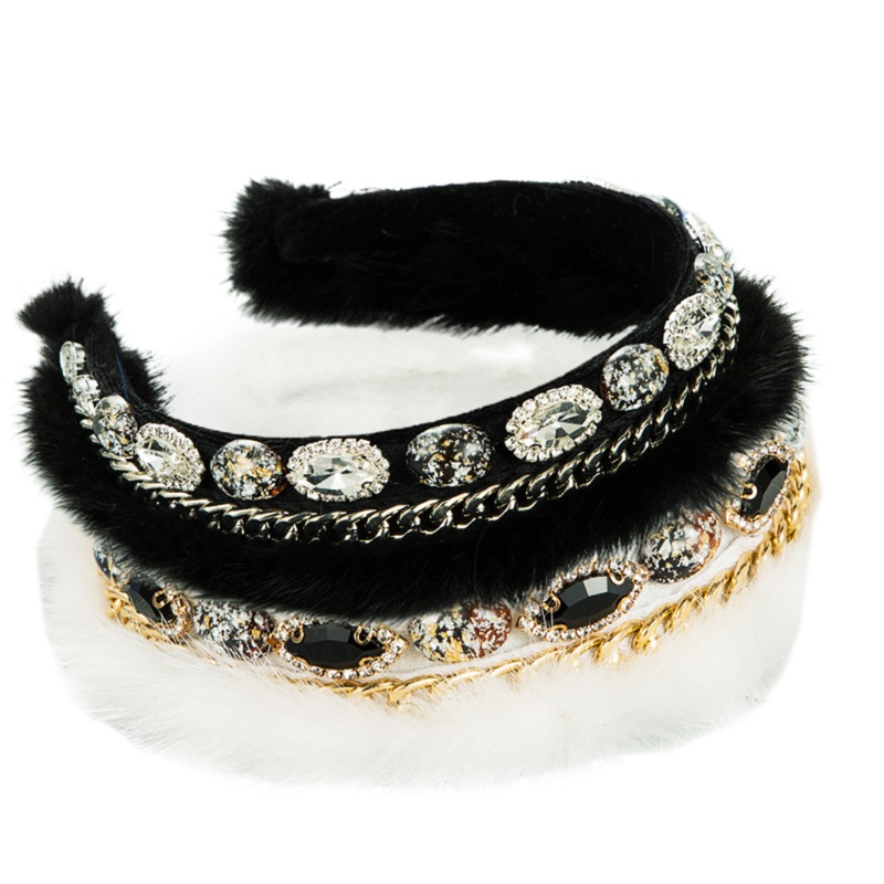 Băng Đô Nhung Phong Cách Baroque Cho Nữ