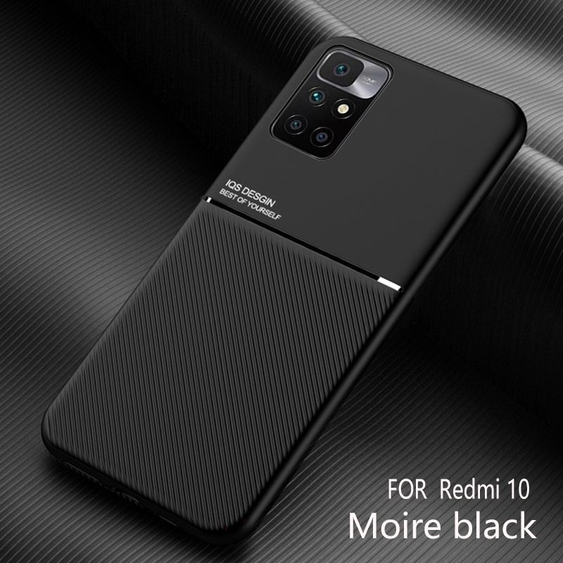 Ốp lưng thoại cho Redmi 10 mặt nhám chống sốc chất liệu TPU da từ tính thời trang mềm mại