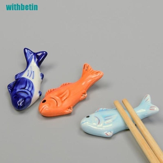 [withbetin] Giá Gác Đũa Bằng Gốm Hình Cá Siêu Dễ Thương