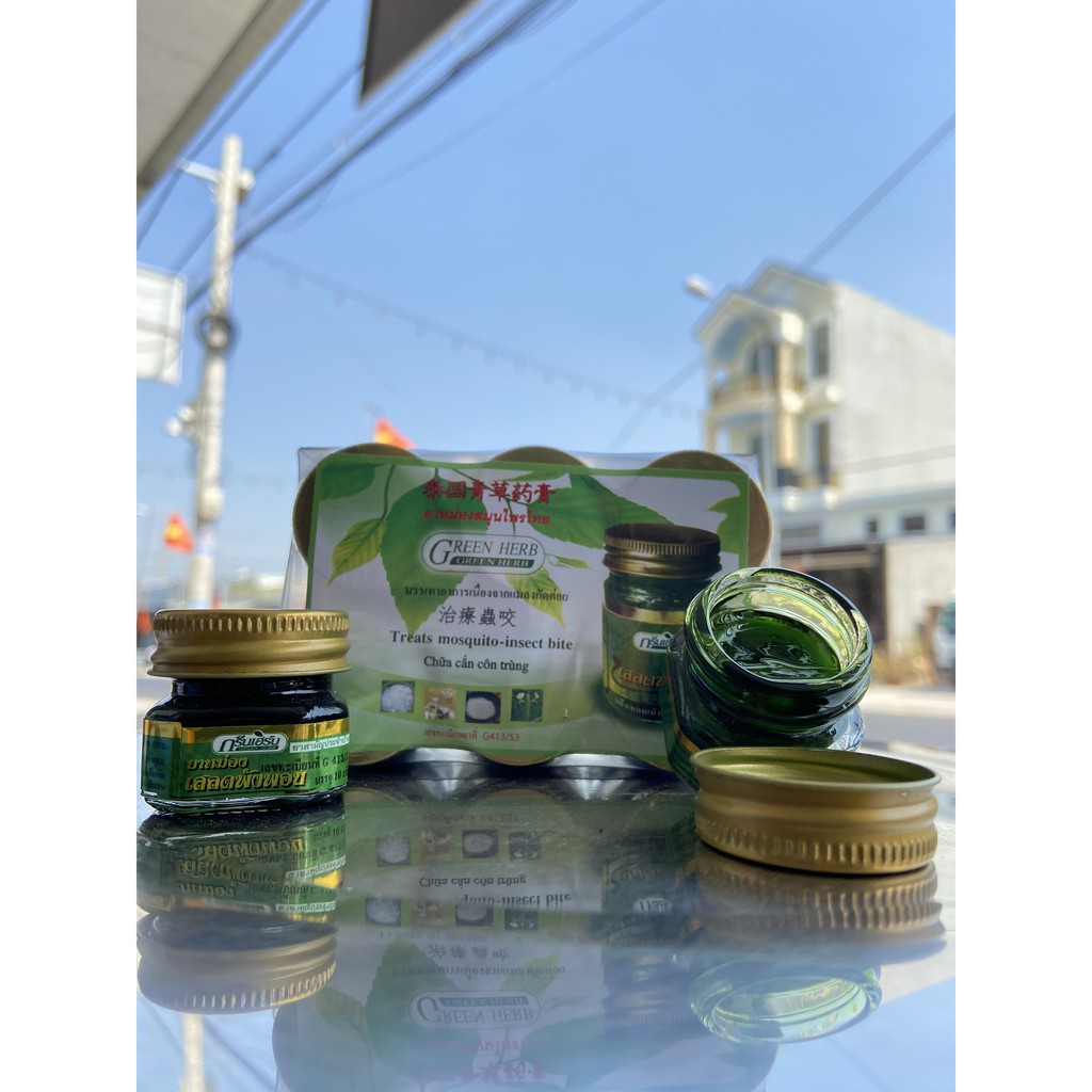 DẦU CÙ LÀ THƠM GREEN HERB NHỎ 10G THÁI LAN