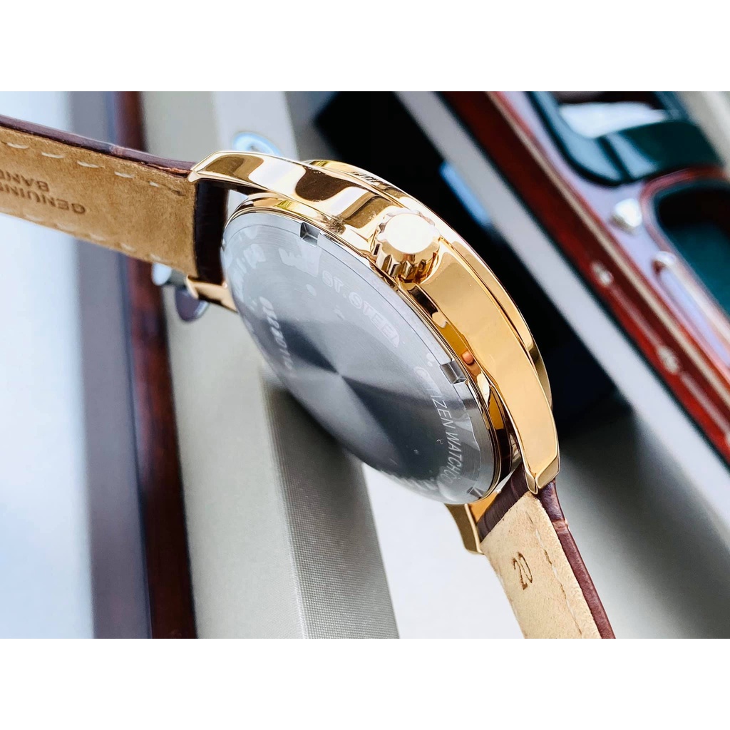 Đồng hồ nam dây da Citizen Automatic NH8353 18A