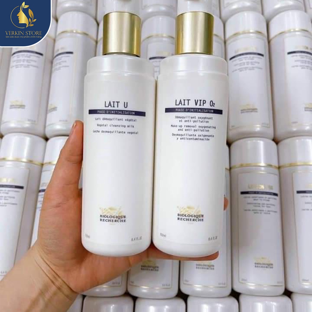 Sữa rửa mặt Biologique Recherche Lait U cho da dầu mụn 20ml  - Verkin Store