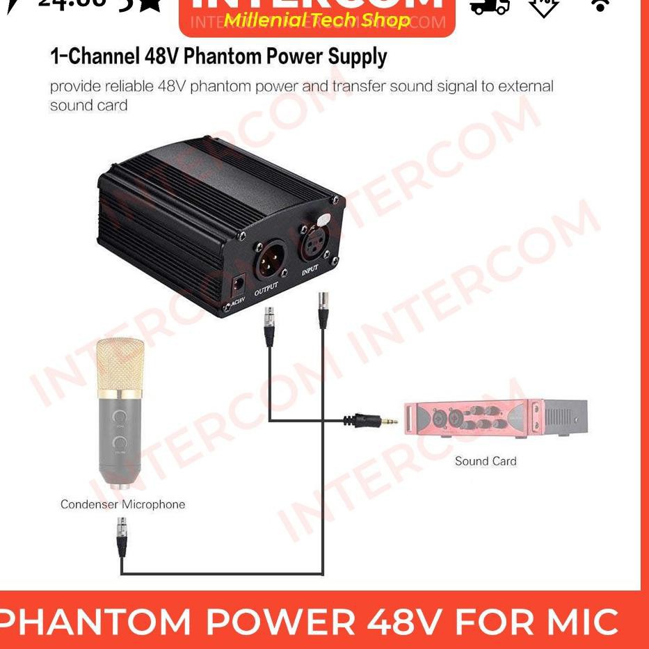 Micro 9Y Phantom 1 48V - RU-P48V cho BM800 / BM700 ✰