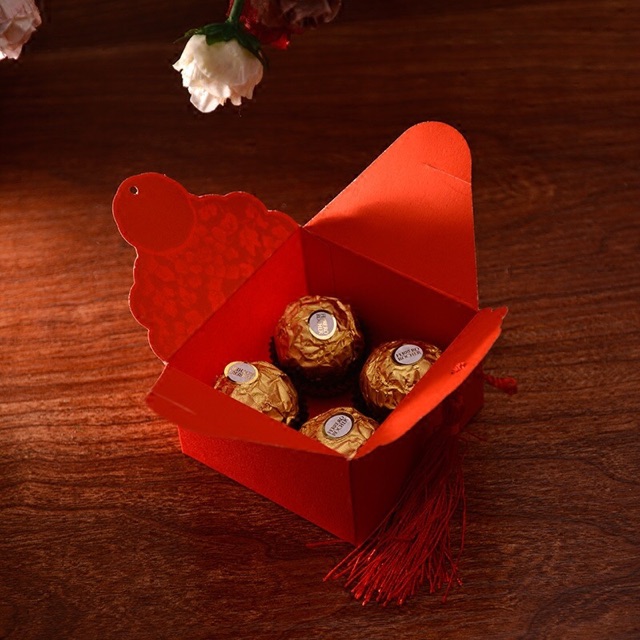 Combo 20-30-50 HỘP quà cưới đựng bánh kẹo size 8x8