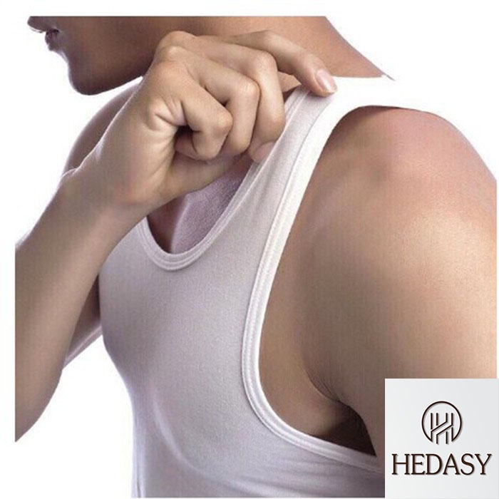 Áo Ba Lỗ Nam Trắng Chất Cotton Hedasy Siêu Mát, Siêu Đẹp