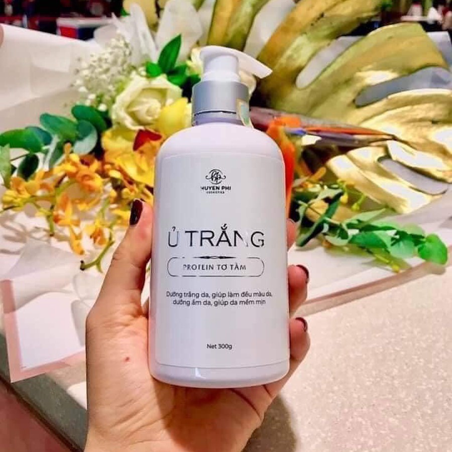 Ủ trắng protein tơ tằm chính hãng Huyền Phi (hấp trắng)