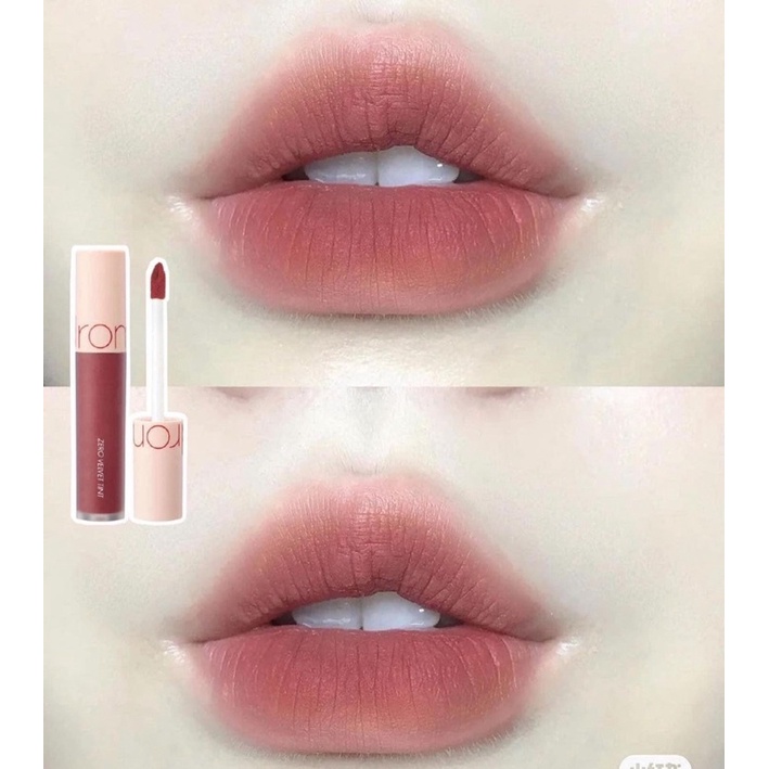 Son Kem Lì Romand Màu Hồng Đất Nude Zero Velvet Tint 16 Burny Nude