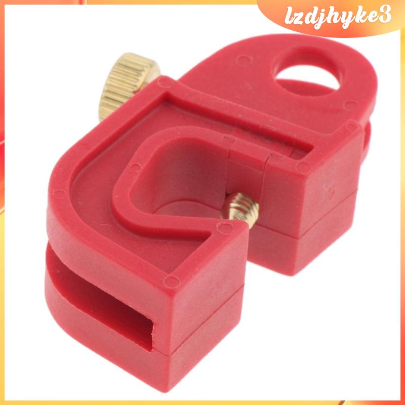 [lzdjhyke3] Cầu Dao Khóa Mạch Màu Đỏ Với Vít Đơn / Nhiều Cực