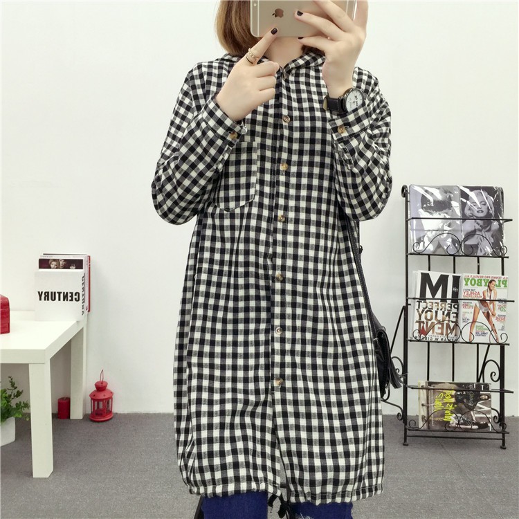 Áo Khoác Nữ Sơ Mi ulzzang