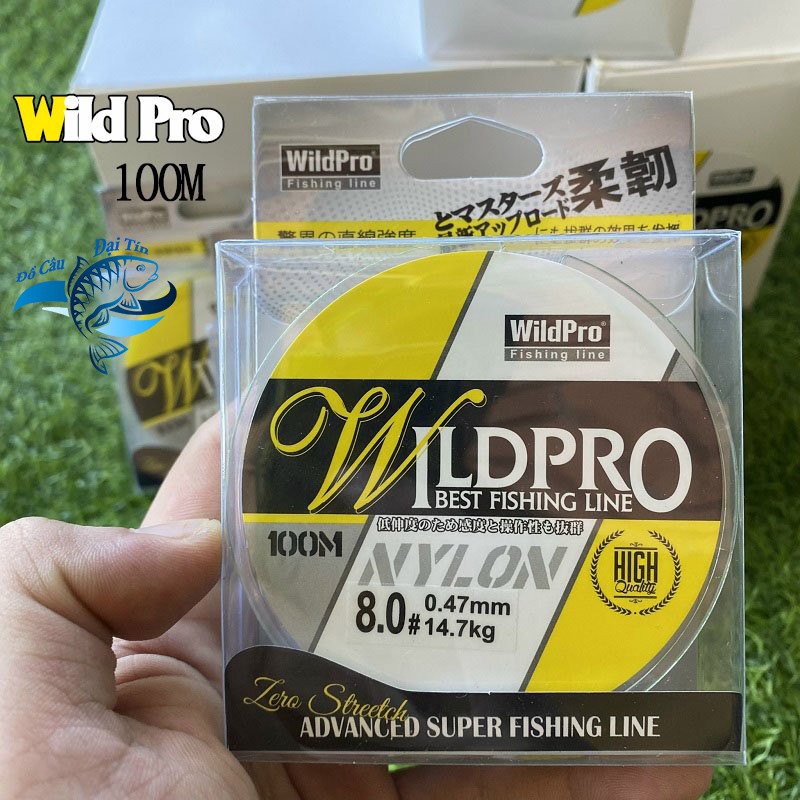 Cước Câu Cá Wild Pro 100M Dòng Cước Tàng Hình Siêu Bền