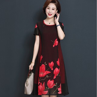 Đầm voan trung niên cao cấp (ME142)