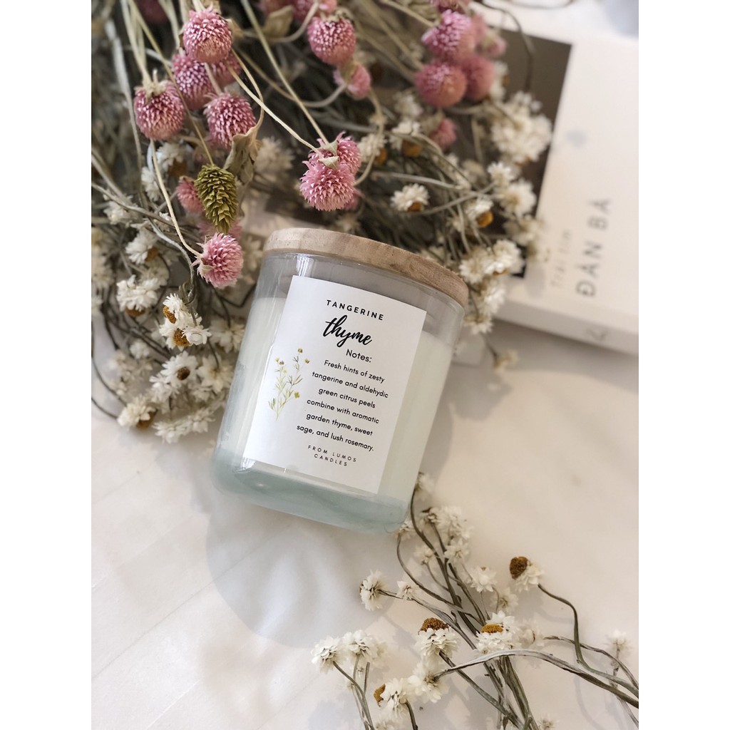Nến thơm Lumos mùi hương thảo mộc Thyme