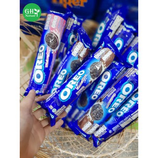 Bánh quy socola oreo kem dâu 133g