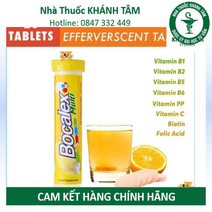 Viên sủi BOCALEX MULTI DHG (Tuýp 20 viên) - Bổ sung vitamin [Beroca, berroca, berocca] _Khánh Tâm ! !