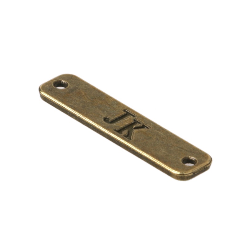 Set 100 Mặt Dây Chuyền Kim Loại 2 Lỗ Làm Trang Sức Thủ Công