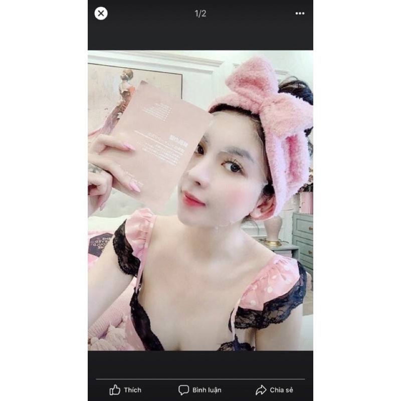 Mặt Nạ Nhau Thai Hộp 50 miếng, Nạ Nhau Thai Chính Hãng