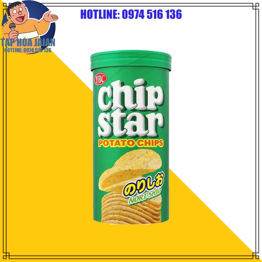 Bánh Snack Khoai Tây Chip Star YBC Hộp 50gr [BK] Nhật Bản