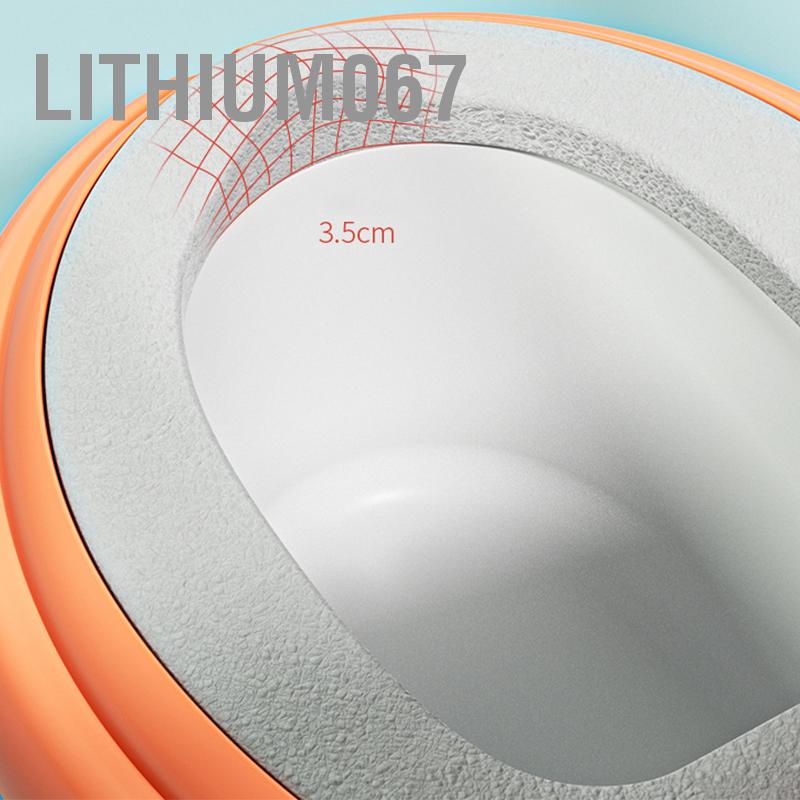 Bô vệ sinh cho bé -Cho bé trai &amp; bé gái - với Đệm PU dày dặn Bô cho trẻ mới biết đi Lithium067