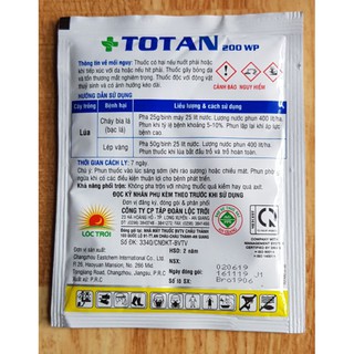 TOTAN 200 WP Phòng trị vi khuẩn