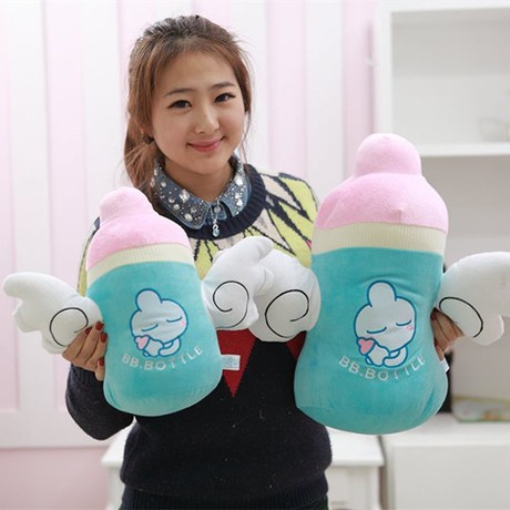 ⚡⚡ Hoạt Hình Búp Bê Nhồi Bông Hình Bình Sữa Có Cánh Sáng Tạo | BigBuy360 - bigbuy360.vn