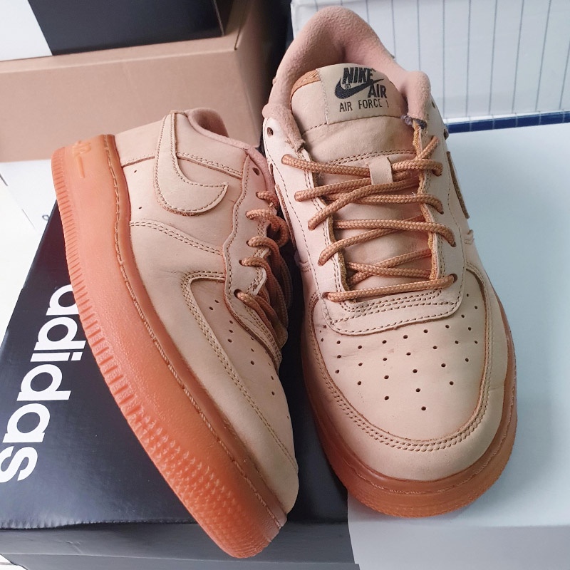 Giày Nike Air Force 1 Winter Flax, size 37.5, real 2hand