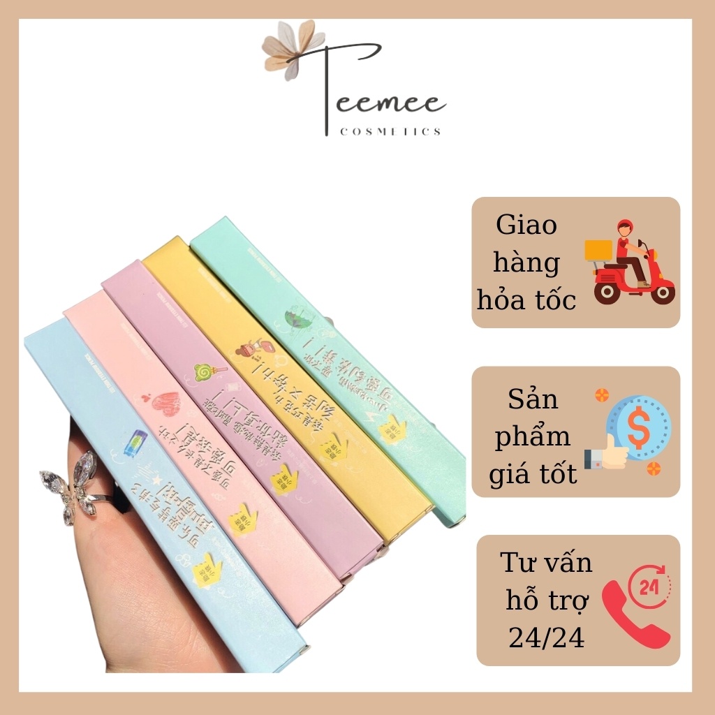 Chì kẻ mày, kẻ chân mày XIXI Thin Eyebrow Pencil nét mảnh, đều màu tự nhiên, chống nước, bền màu