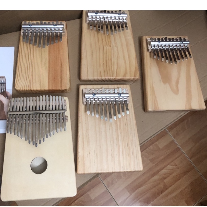 Đàn Kalimba 10 Phím  (Gỗ Đỏ Tròn chữ - Mbira Thumb Finger Piano 10 Keys) - HÀNG CÓ SẴN