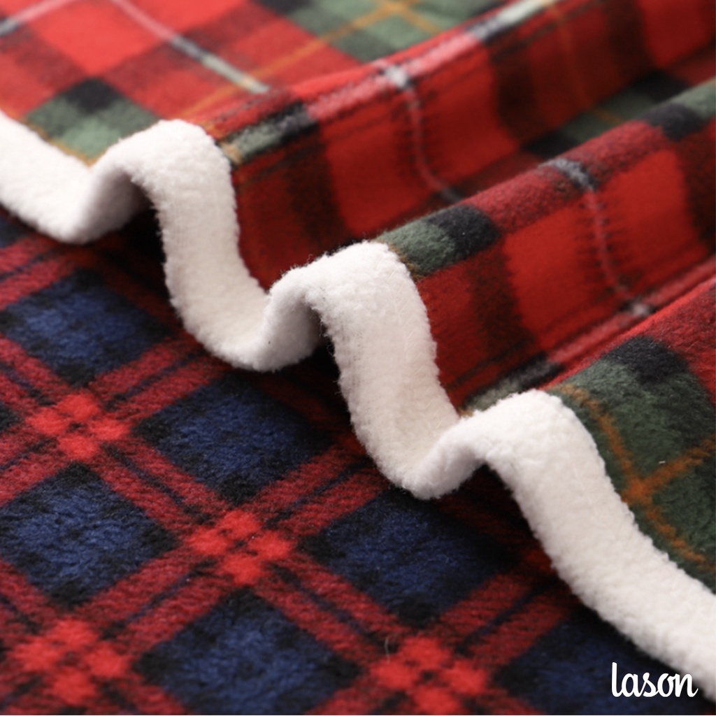 Chăn văn phòng Scotland kẻ sọc 100cm*140cm CVP00321