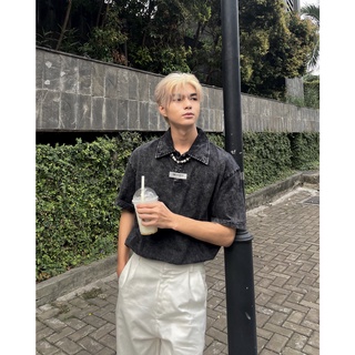 Áo polo wash v2 unisex nam nữ đều mặc được