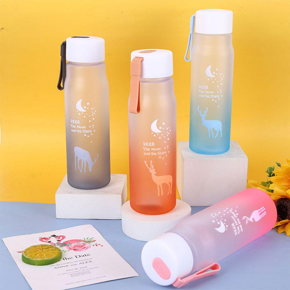 Bình Nước Bằng Nhựa Màu Sắc Tuyến Tính Dung Tích 560ml
