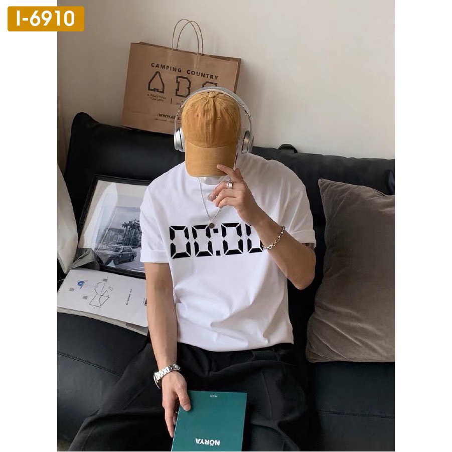 Áo Thun UNISEX Nam Nữ 0 GIỜ 0 PHÚT màu xanh lá dáng rộng