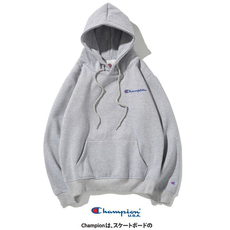 Áo Hoodie Cotton Thêu Chữ Champion Thời Trang Cho Nam Nữ | BigBuy360 - bigbuy360.vn
